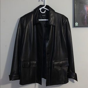Ellen Tracy 100% Leather Jacket